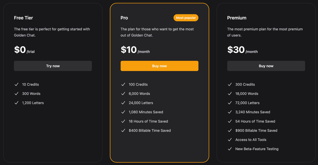 Golden Chat screenshot 1