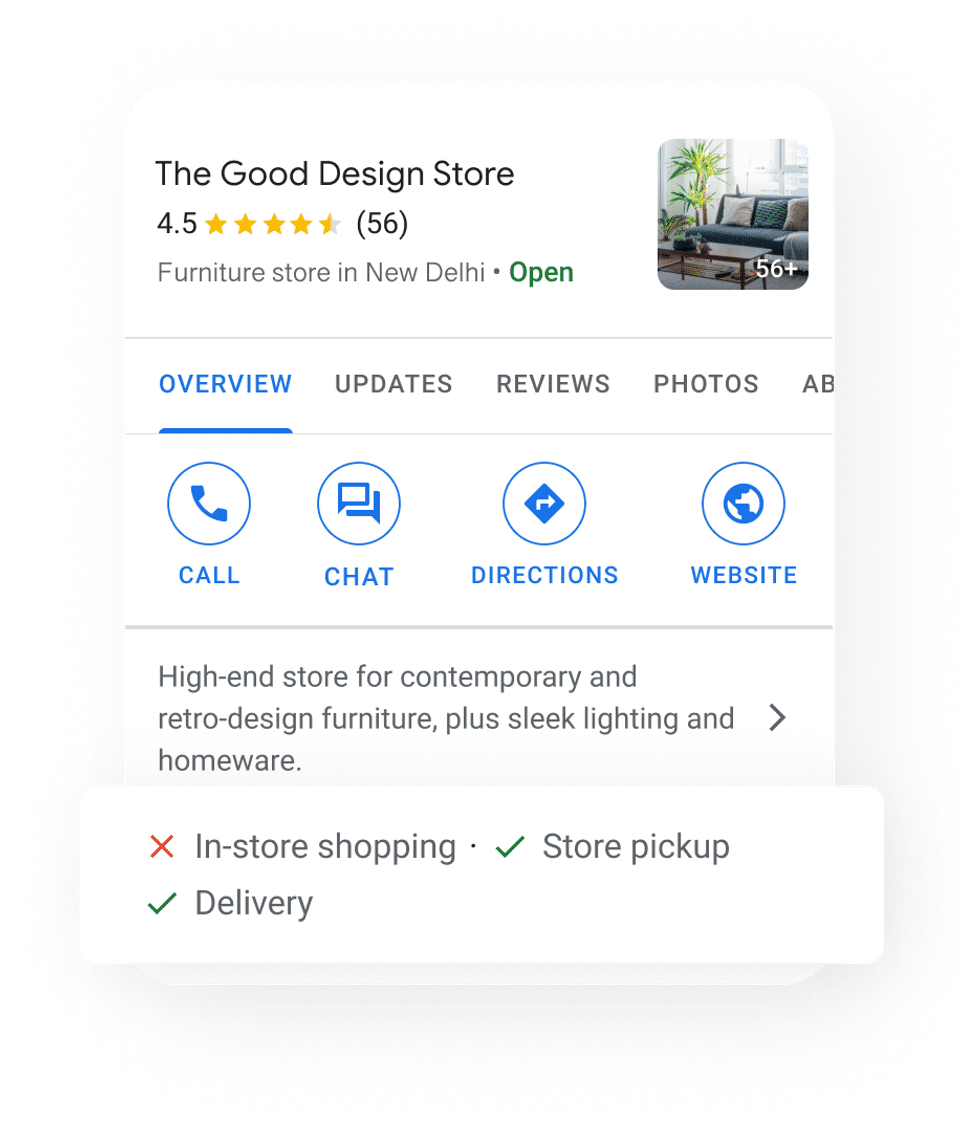 Google My Business screenshot 1