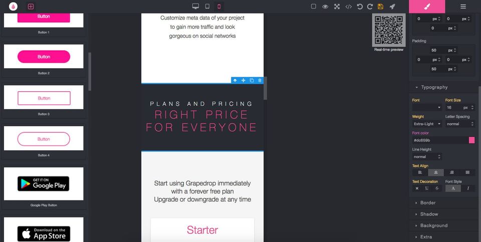 Grapedrop screenshot 1