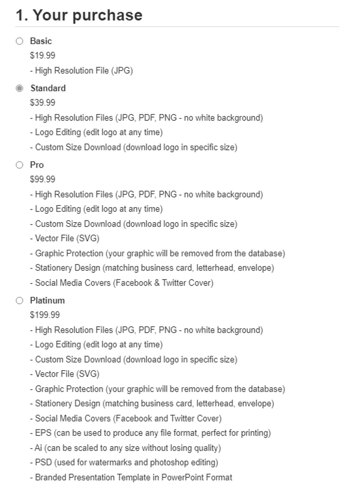 GraphicSprings pricing 1