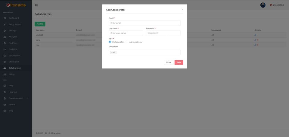 GTranslate screenshot 3