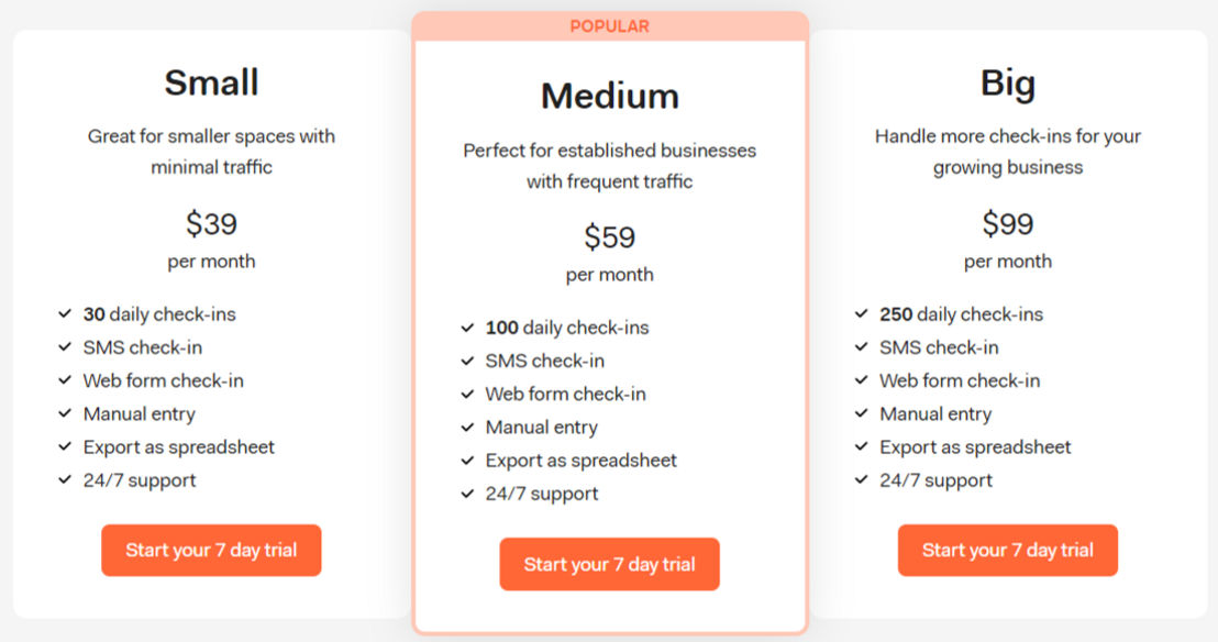 GuestLog pricing 1