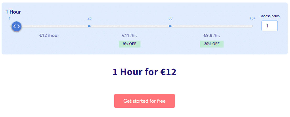 Happy Scribe pricing 1