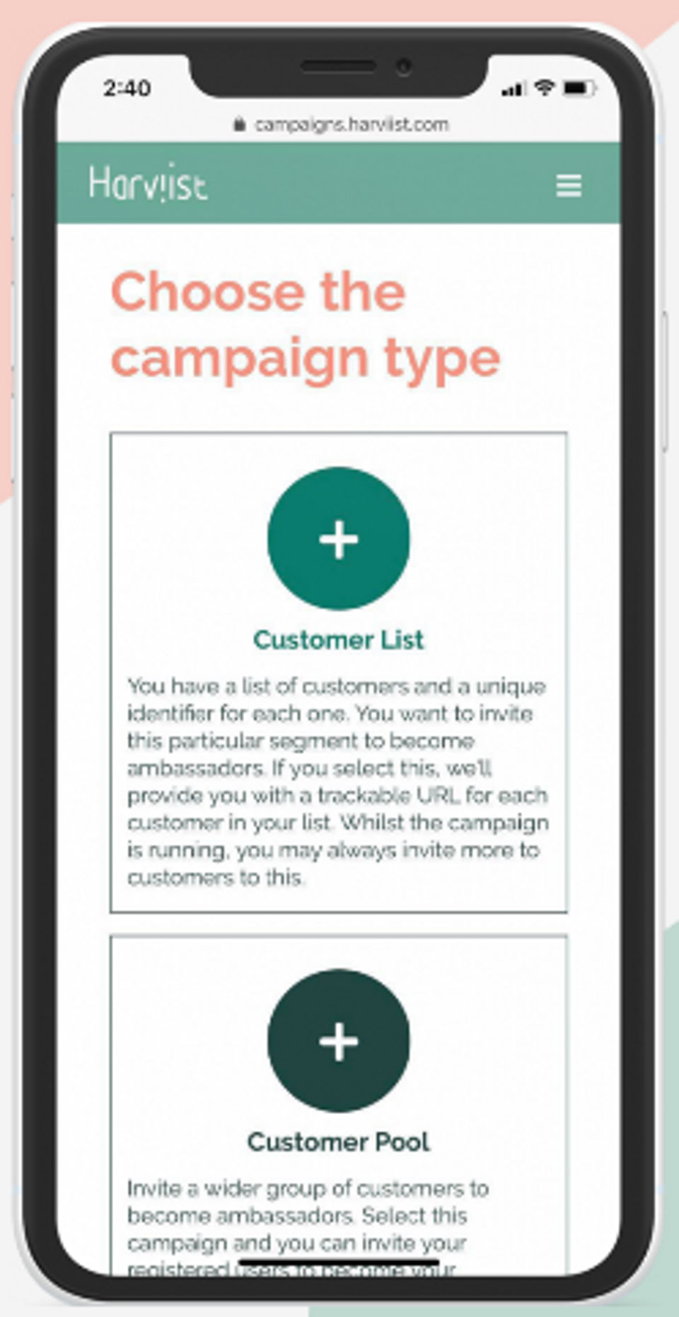 Harviist screenshot 1
