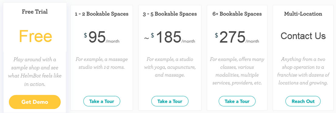 HelmBot pricing 1