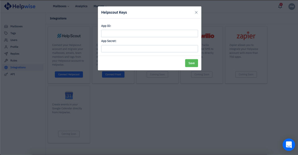 Helpwise screenshot 1