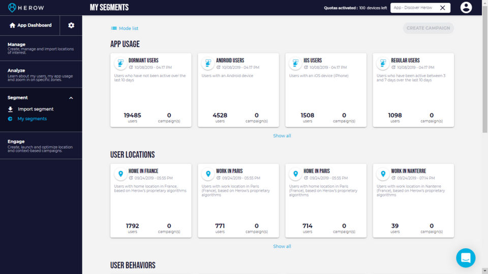 Herow screenshot 3