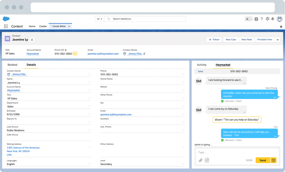 Heymarket screenshot 2