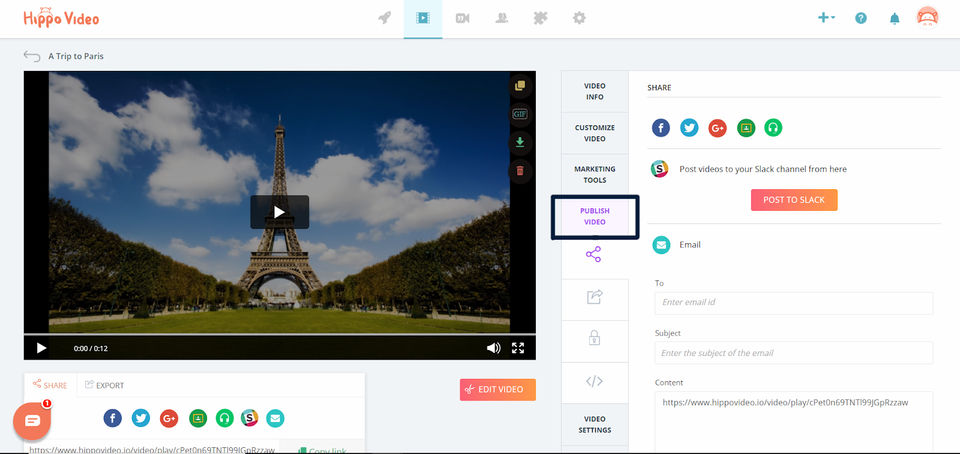 Hippo Video screenshot 4