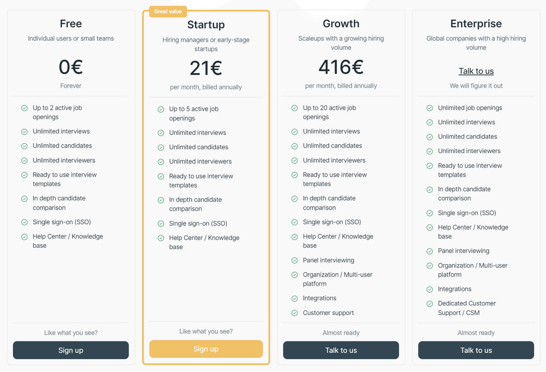 Hireproof screenshot 1