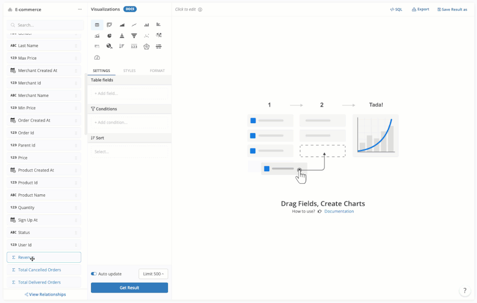 Holistics screenshot 3