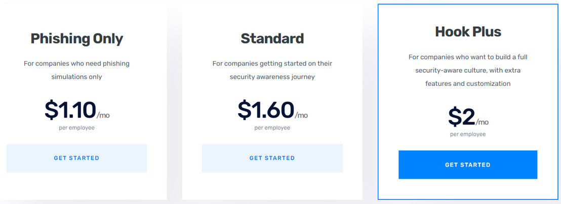 Hook Security pricing 1
