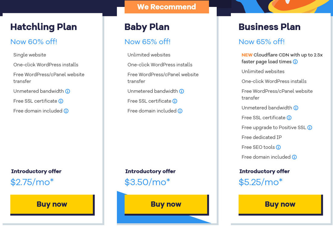 HostGator pricing 1
