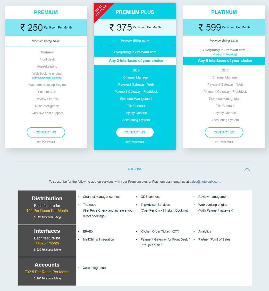 Hotelogix screenshot 1