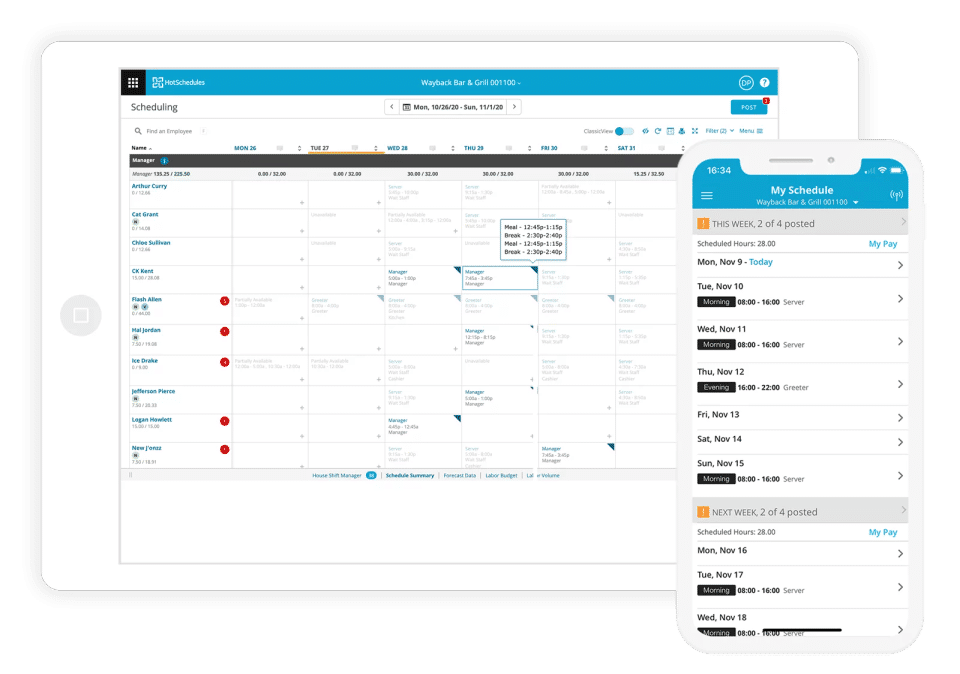 HotSchedules screenshot