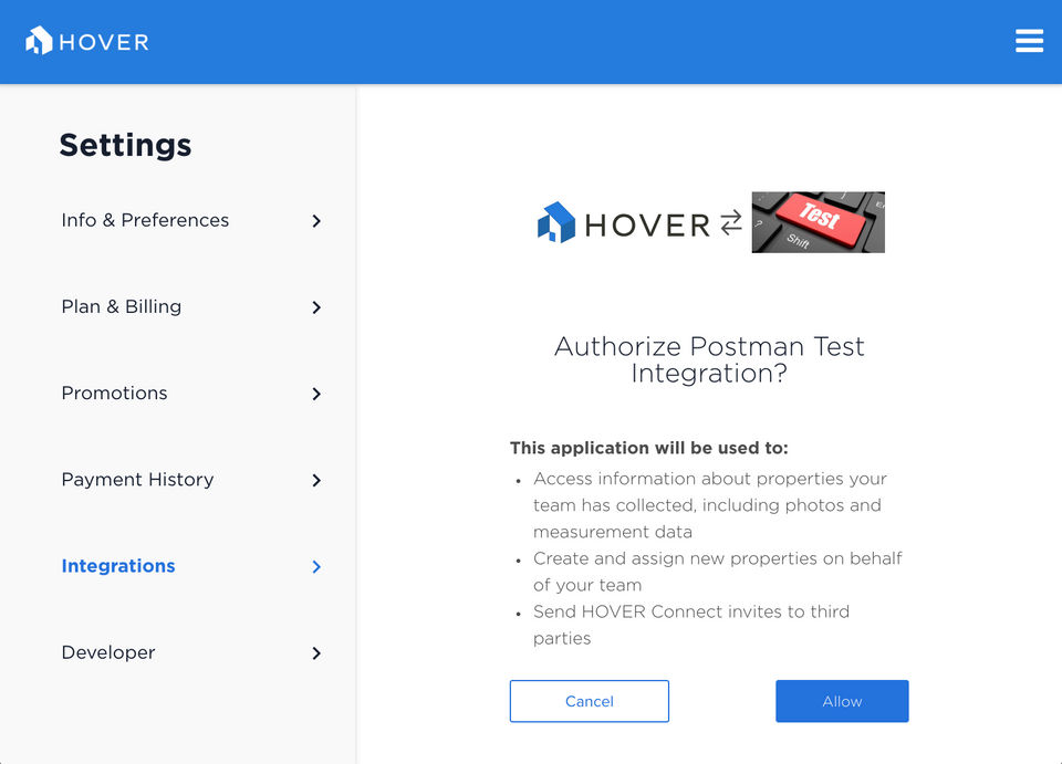 HOVER screenshot 1