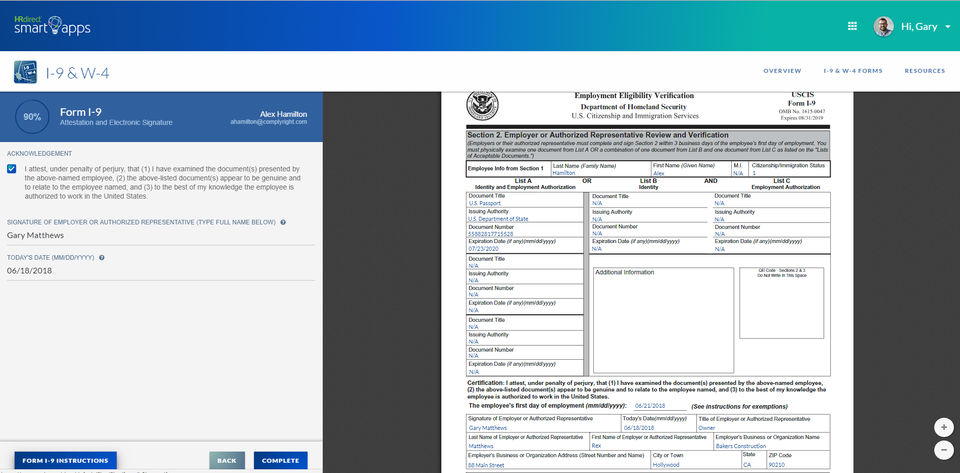 HRdirect Smart Apps screenshot 2