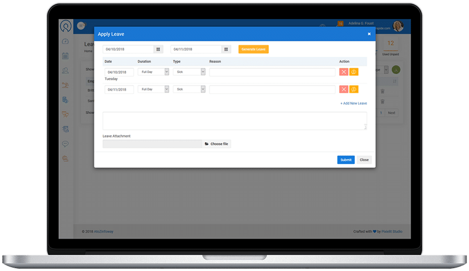 HR Sense screenshot 3
