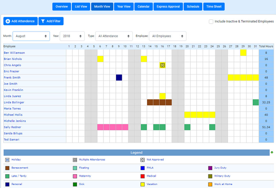 HRweb screenshot 1