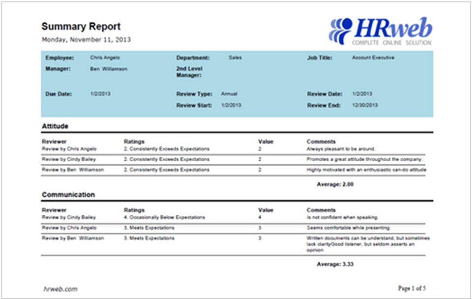 HRweb screenshot 4