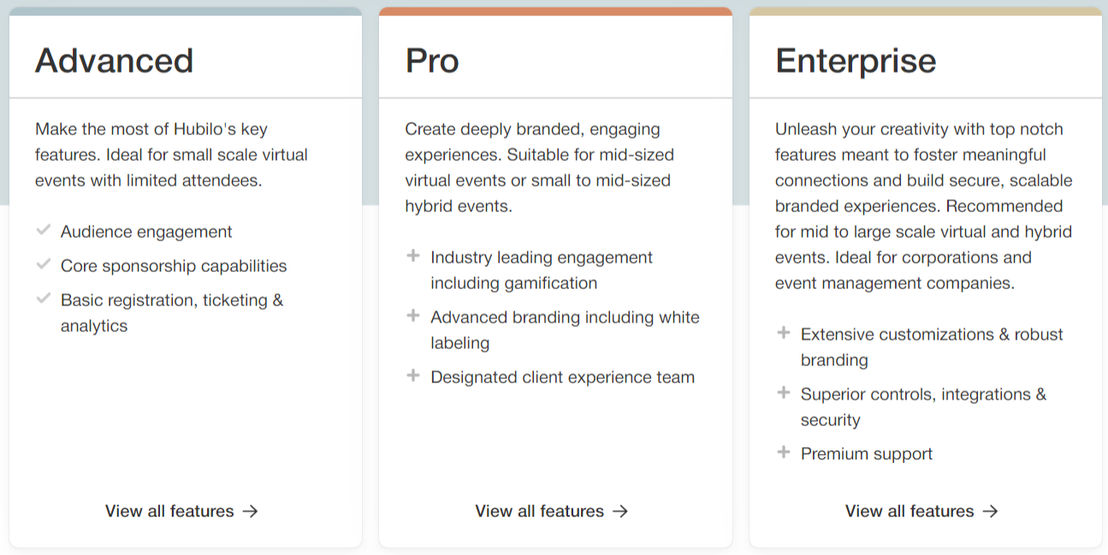 Hubilo screenshot 1
