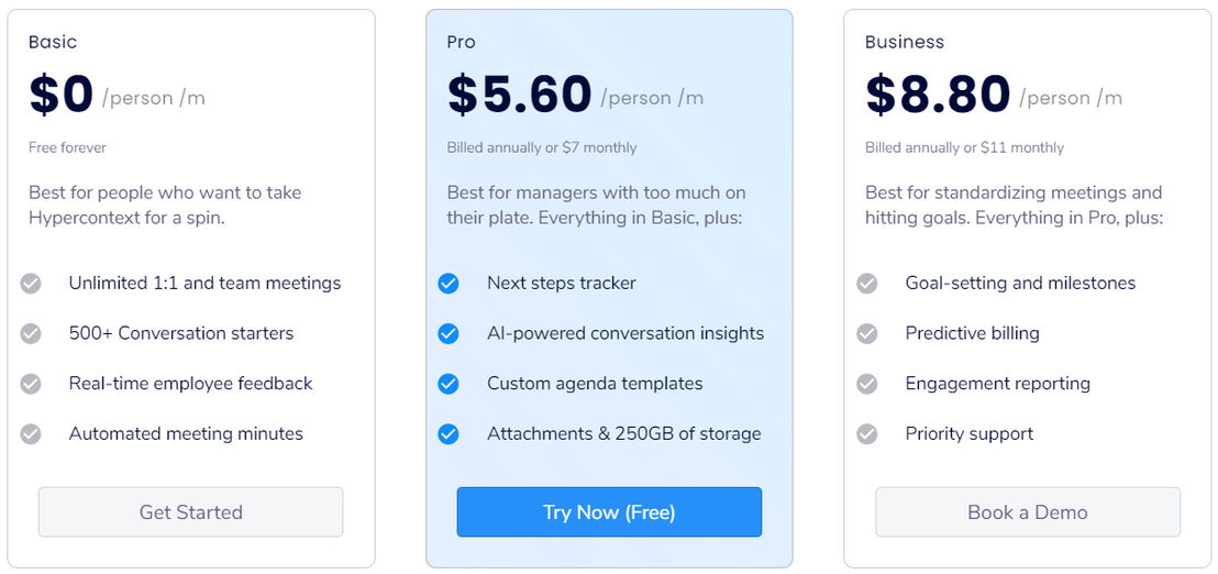 Hypercontext pricing 2