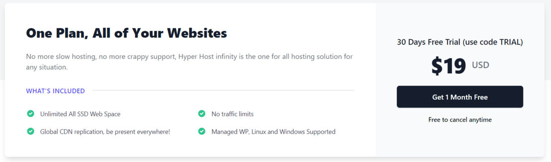 Hyper Host pricing 1
