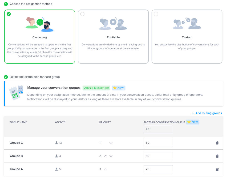 iAdvize screenshot