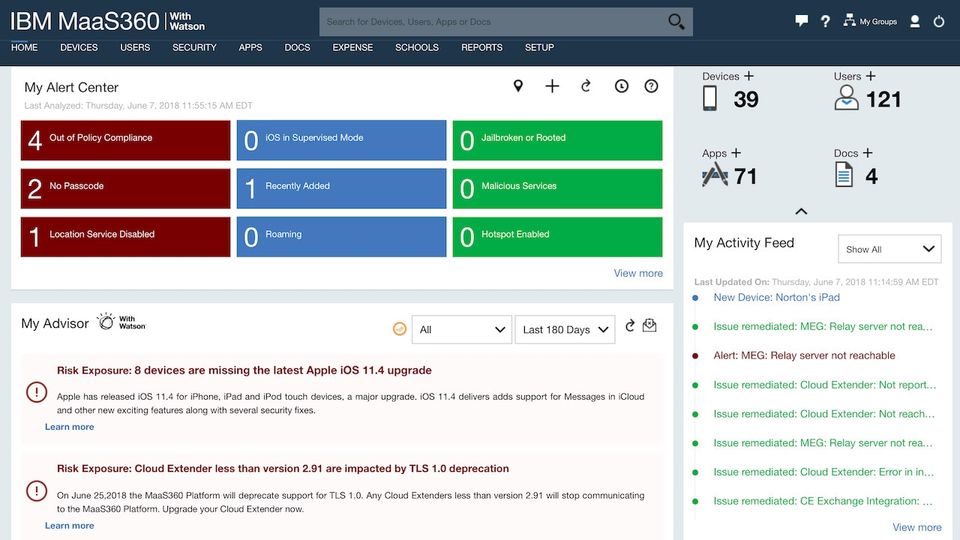 IBM MaaS360 screenshot 2