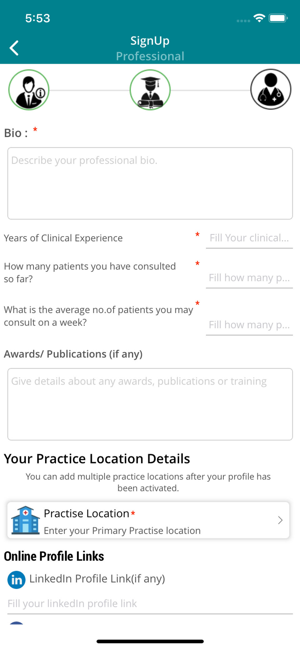 iCliniq screenshot 1