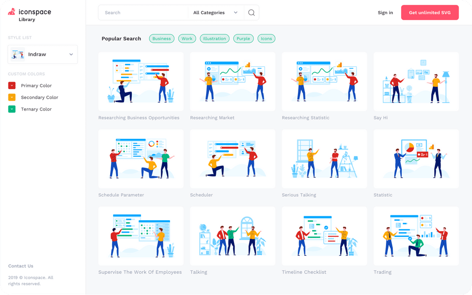 Iconspace Library screenshot 1
