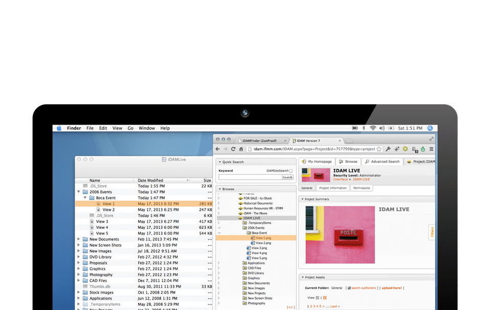 iDAM screenshot 1