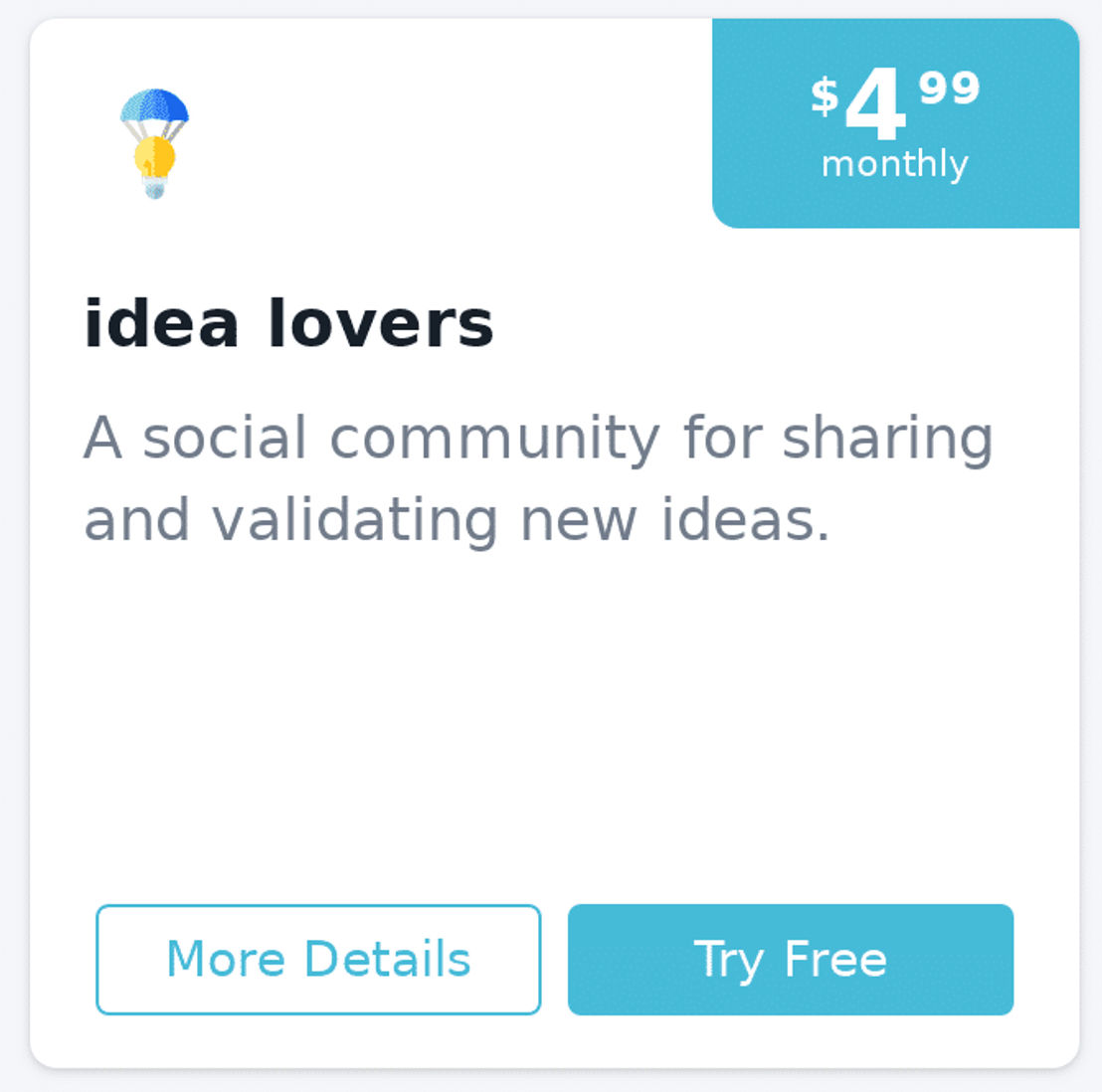 IdeasDrop pricing 1