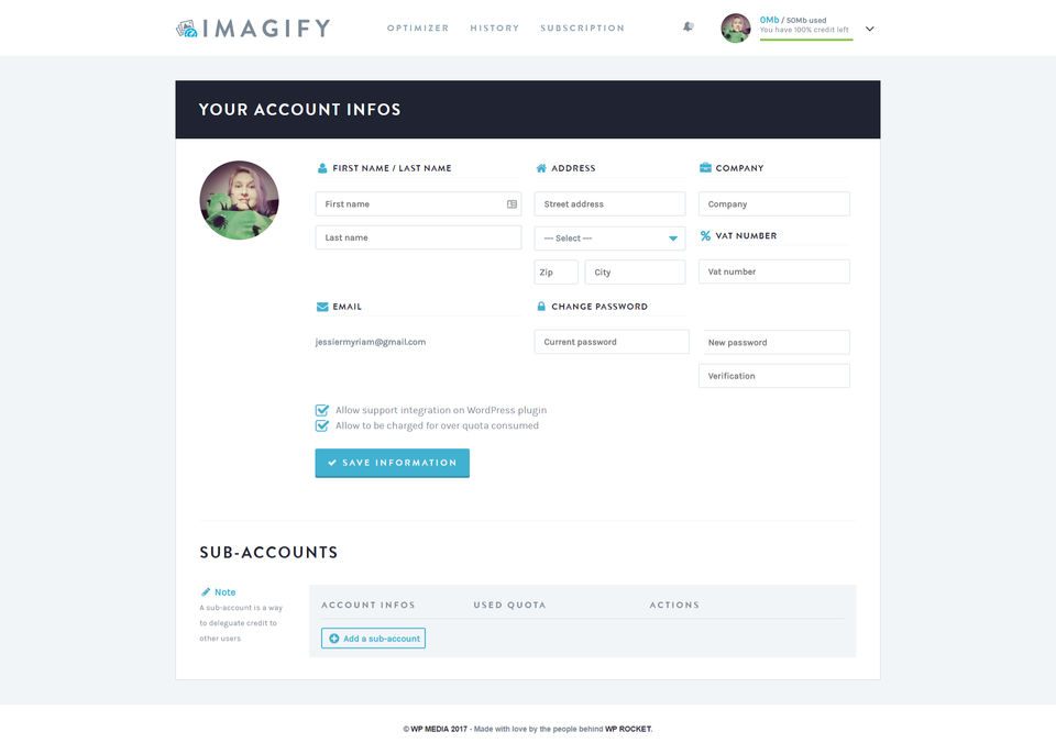 Imagify screenshot 1