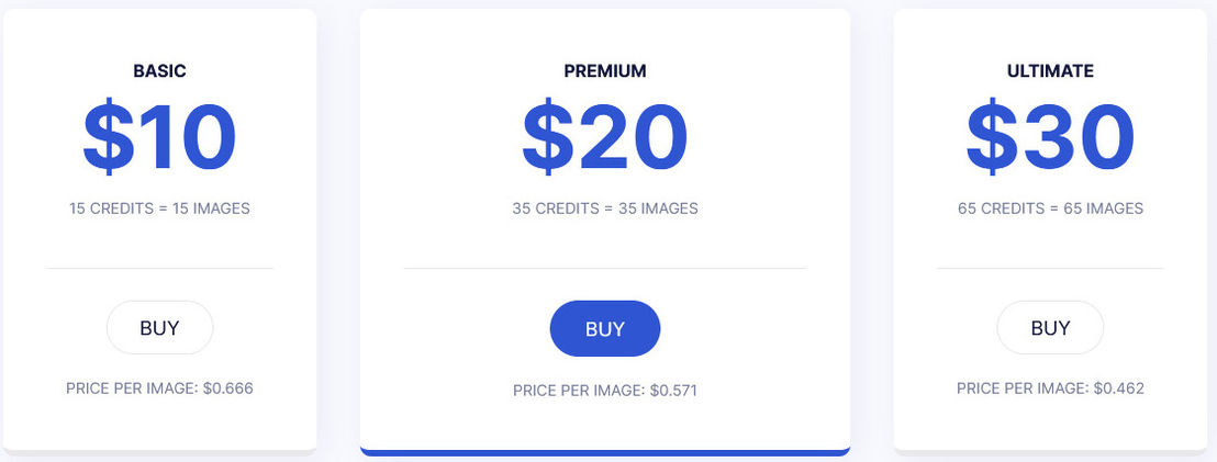 Imaginator pricing 1