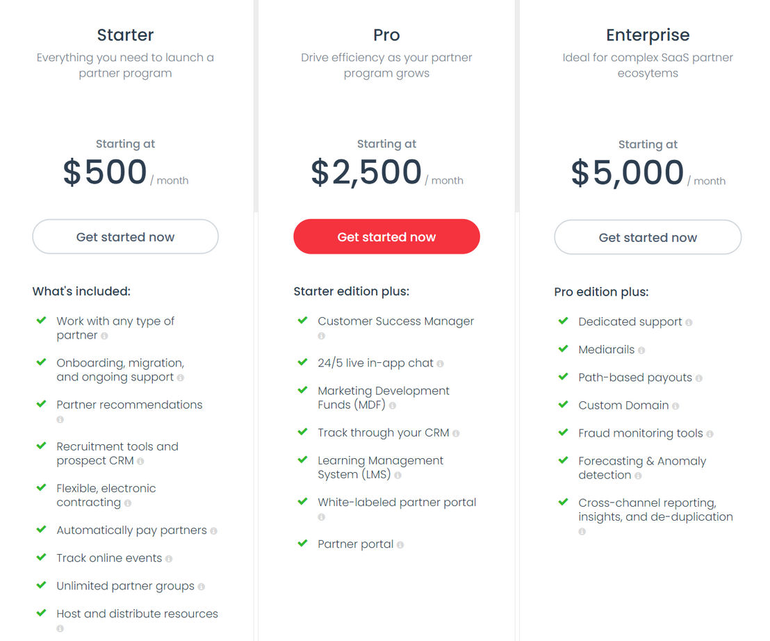 Impact.com pricing 1