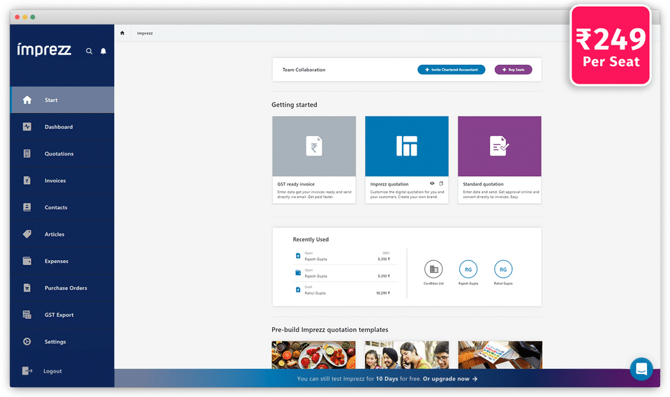 Imprezz screenshot 3
