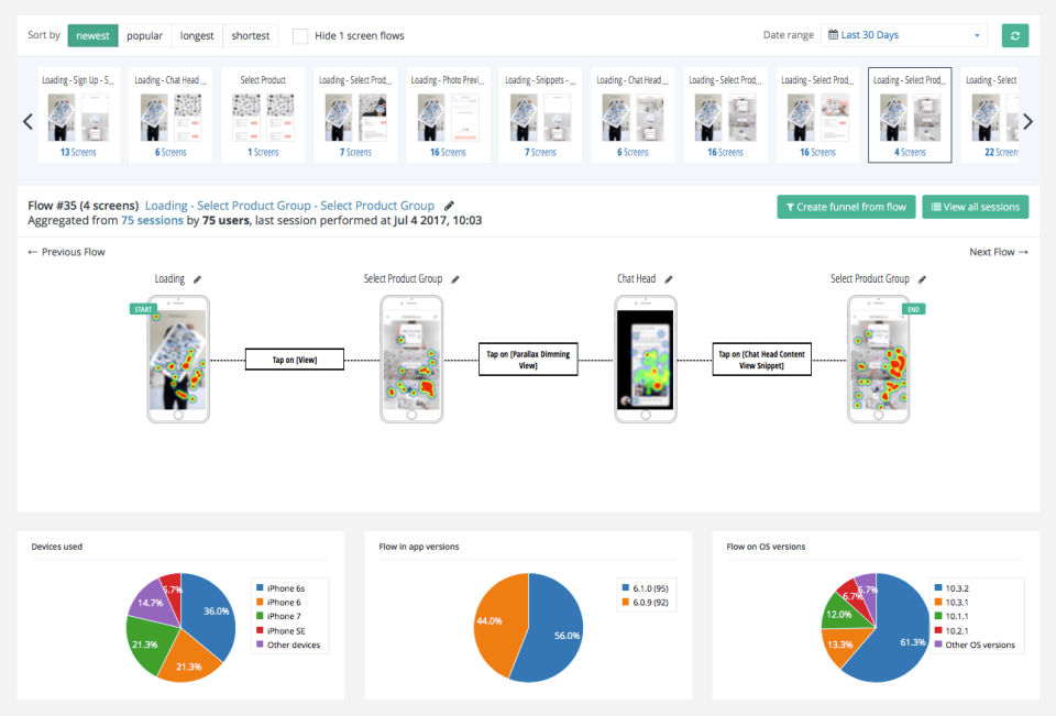 Inapptics screenshot