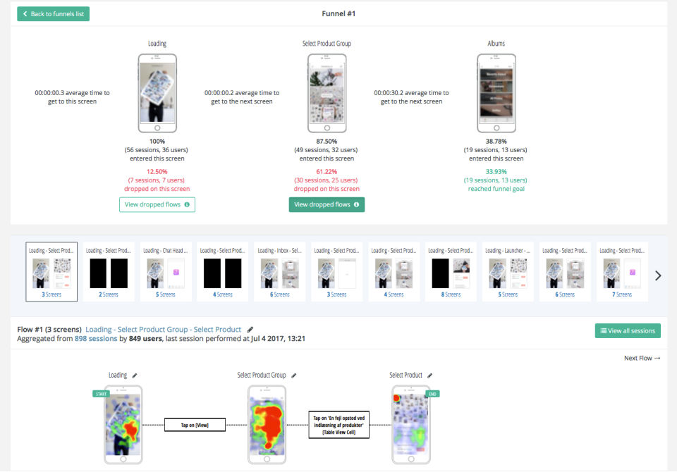 Inapptics screenshot