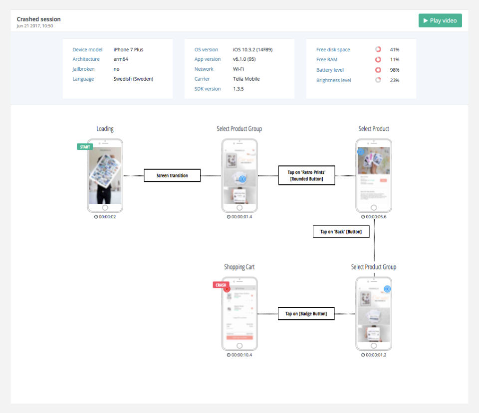 Inapptics screenshot