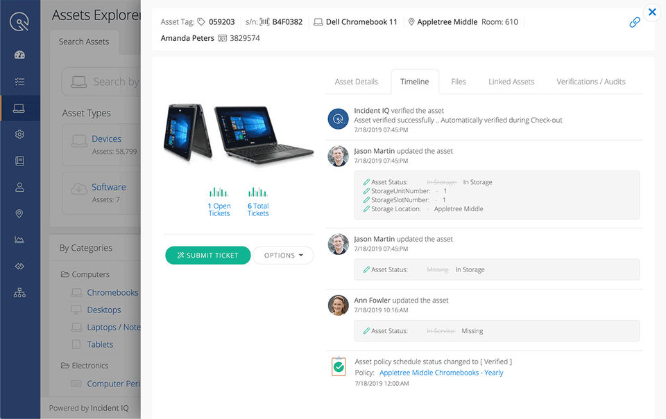 Incident IQ screenshot 3