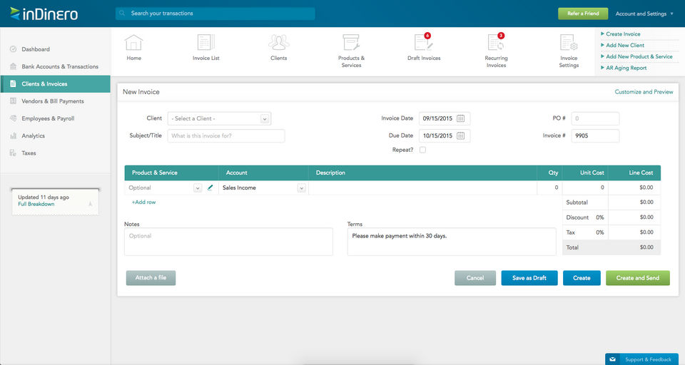 inDinero screenshot 3