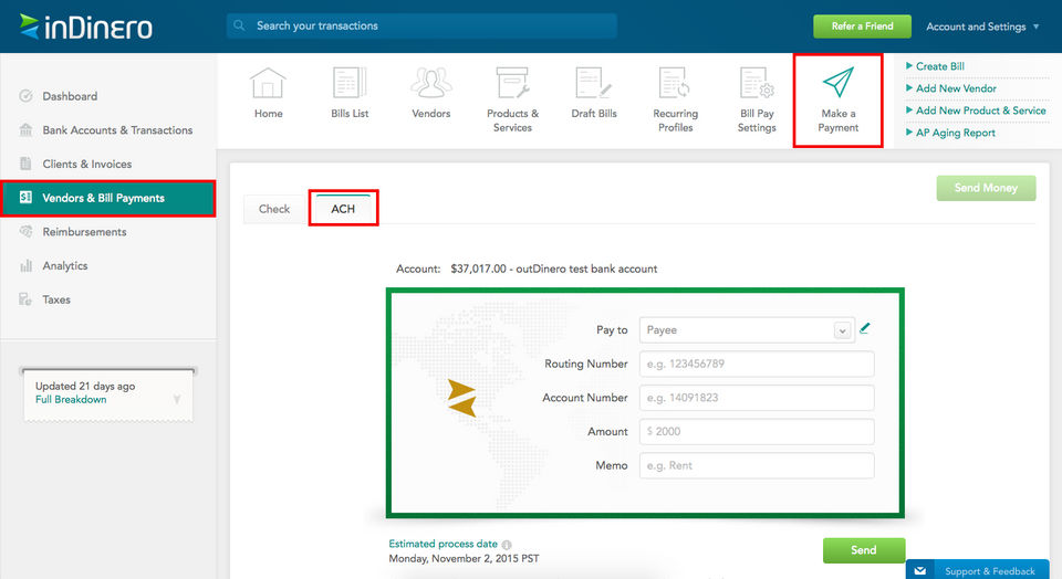 inDinero screenshot 1