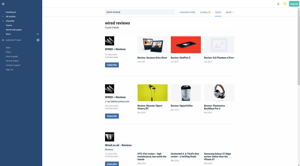 Inoreader screenshot 4