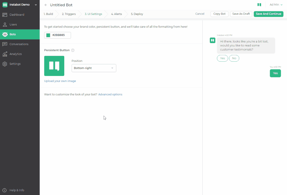 Instabot screenshot 4