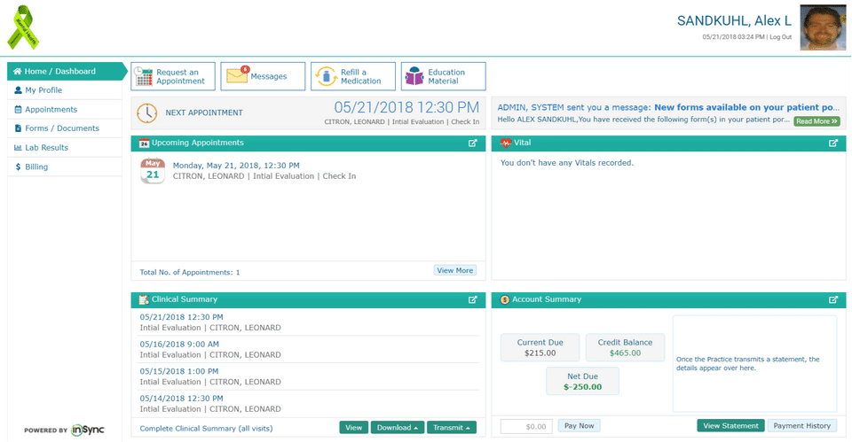InSync Healthcare Solutions screenshot 1