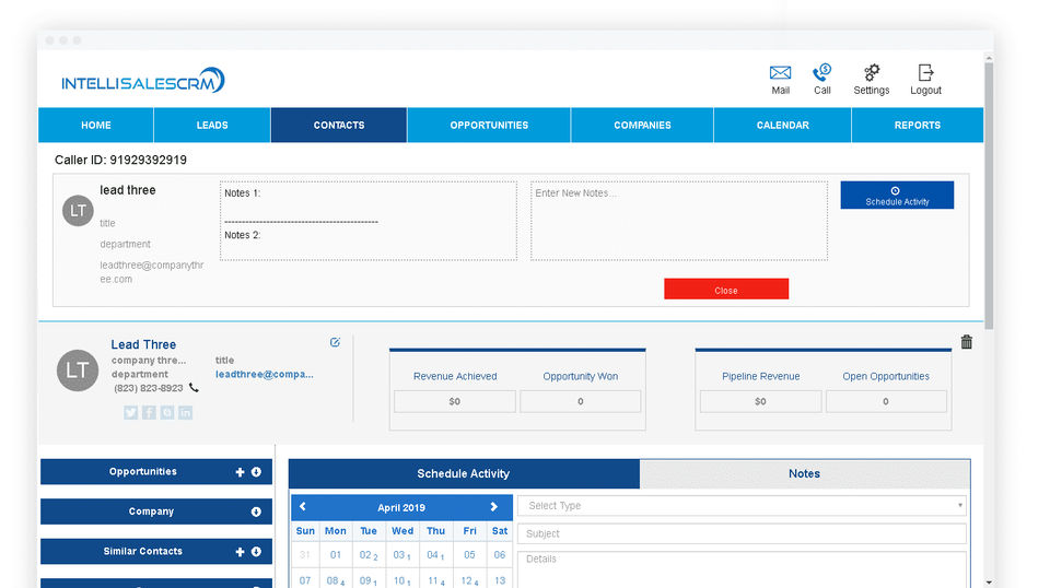 IntelliCRM screenshot 2