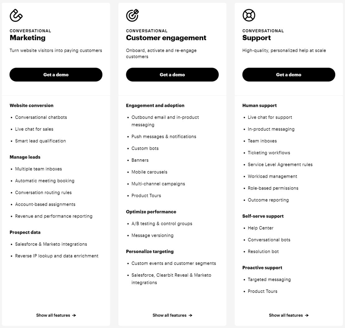 Intercom pricing 1