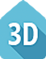 Interior Design 3D logo