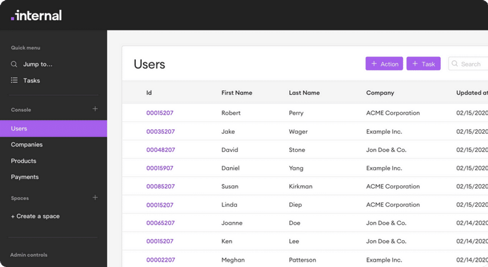 Internal screenshot 2
